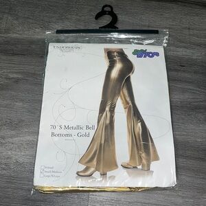 70’s Metallic Gold Bell Bottoms size S/M